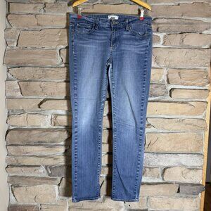Paige Women’s Jeans Size 31 Skyline Skinny Blue Mid Rise Stretch Denim Angelina